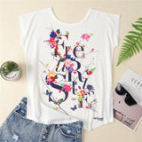 T shirt Cat Dog Print Short Sleeve - Easy Pickins Store