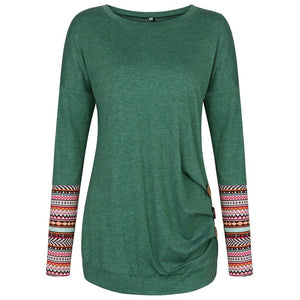 T-shirt Fashion O Neck Long Sleeves - Easy Pickins Store