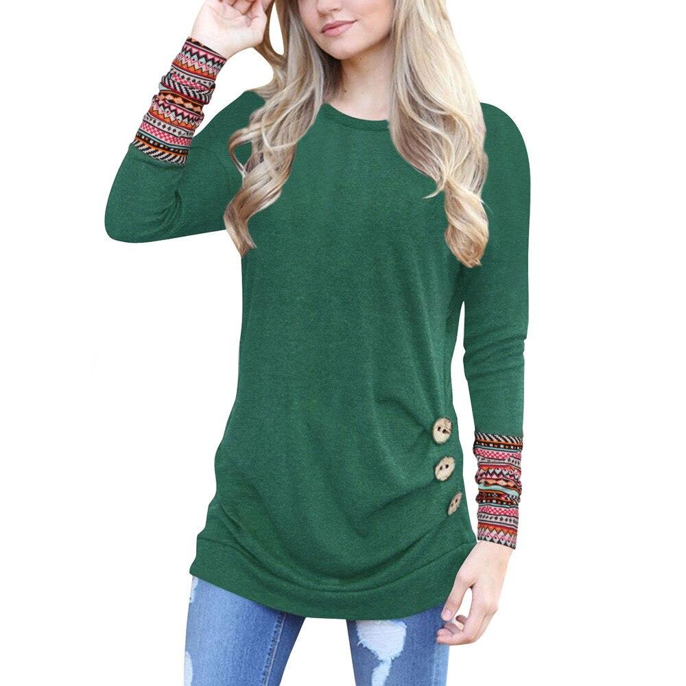 T-shirt Fashion O Neck Long Sleeves - Easy Pickins Store