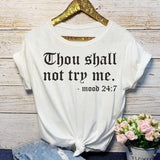 T-shirt Short Sleeve Letter Print - Easy Pickins Store