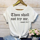 T-shirt Short Sleeve Letter Print - Easy Pickins Store