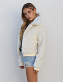 Teddy Bear Faux Fur Coat - Easy Pickins Store