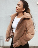 Teddy Bear Faux Fur Coat - Easy Pickins Store