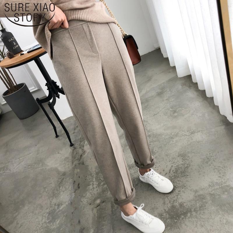 Thicken Pencil Wool Pants OL Style - Easy Pickins Store
