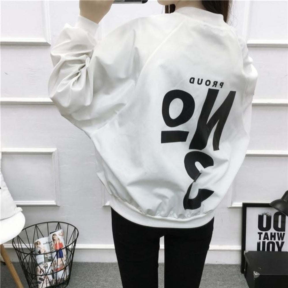Thin Windbreaker Outwear Bomber Baseball Jacket - Easy Pickins Store