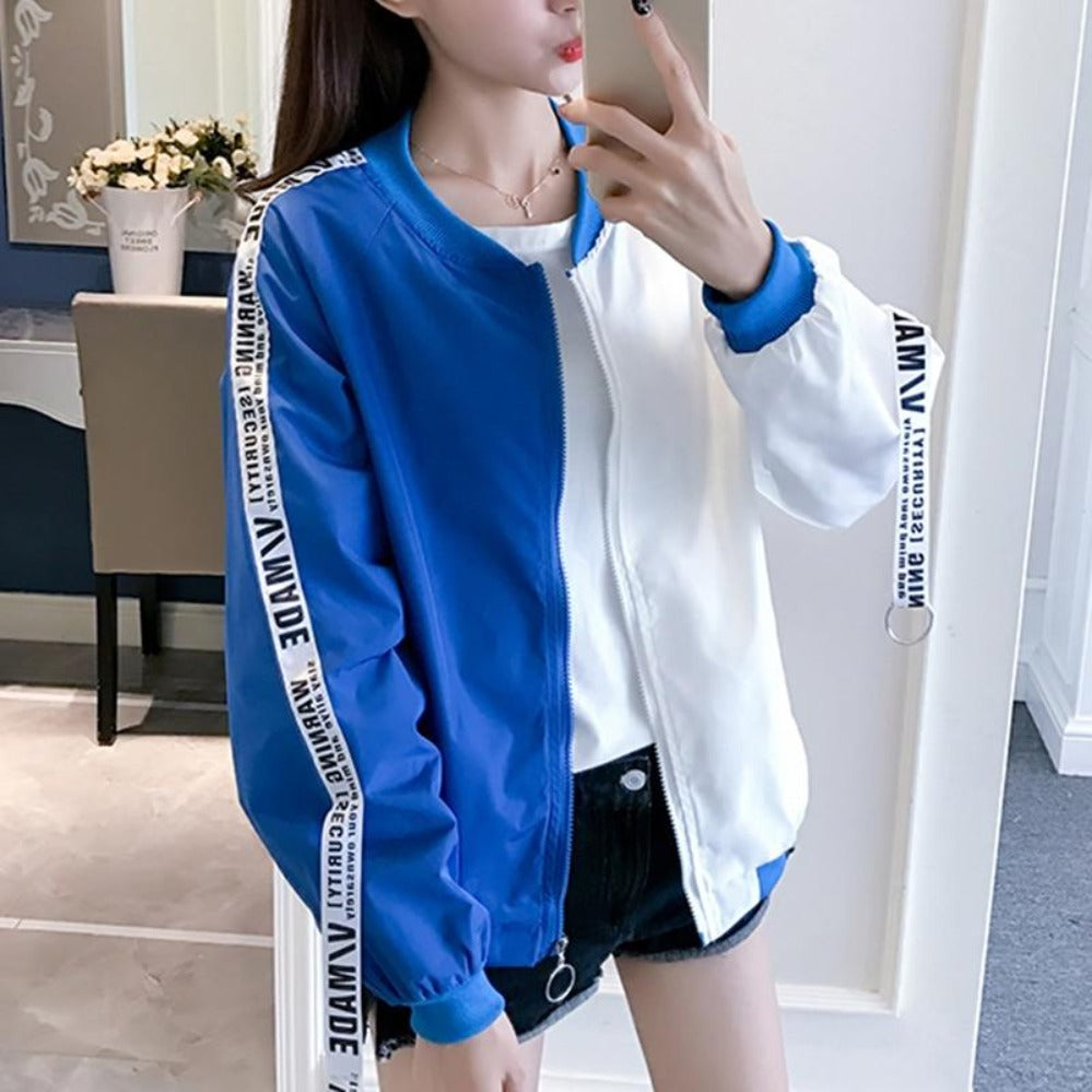 Thin Windbreaker Outwear Bomber Baseball Jacket - Easy Pickins Store