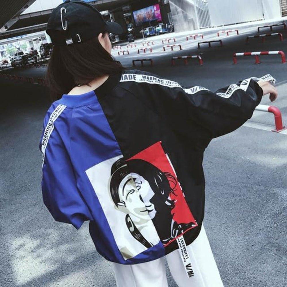 Thin Windbreaker Outwear Bomber Baseball Jacket - Easy Pickins Store