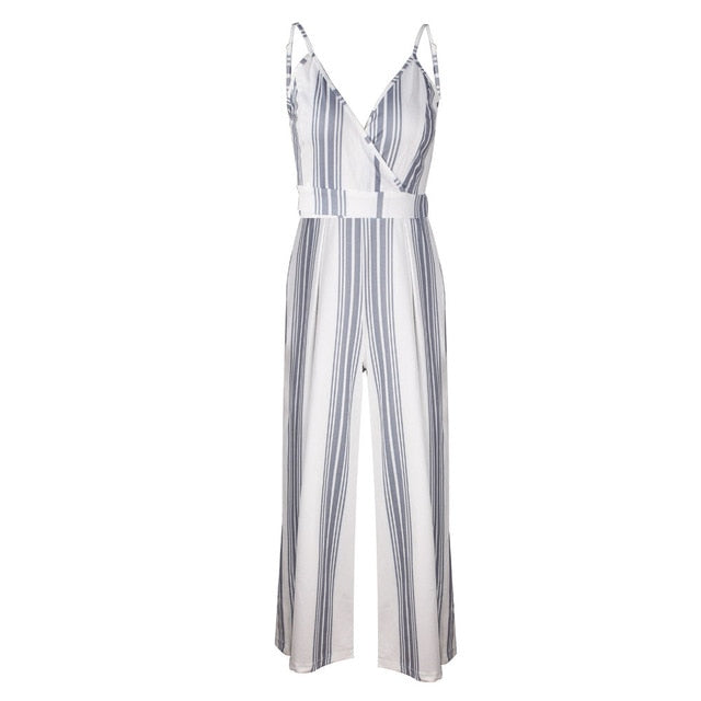 Summer Sleeveless Long Jumpsuit - Easy Pickins Store