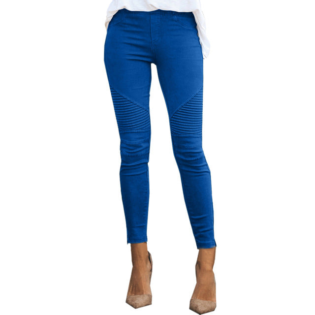 Slim Fitness Legging Elastic Seamless Jeans - Easy Pickins Store