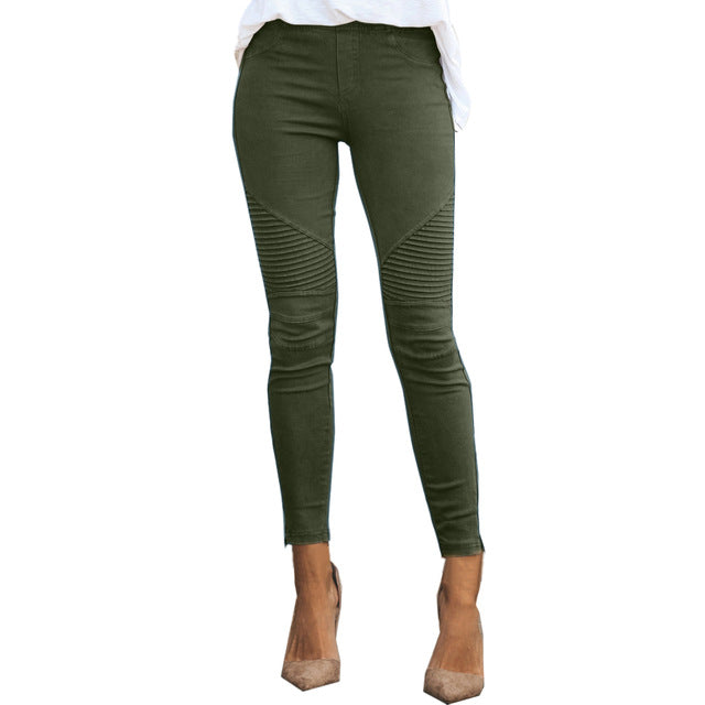 Slim Fitness Legging Elastic Seamless Jeans - Easy Pickins Store