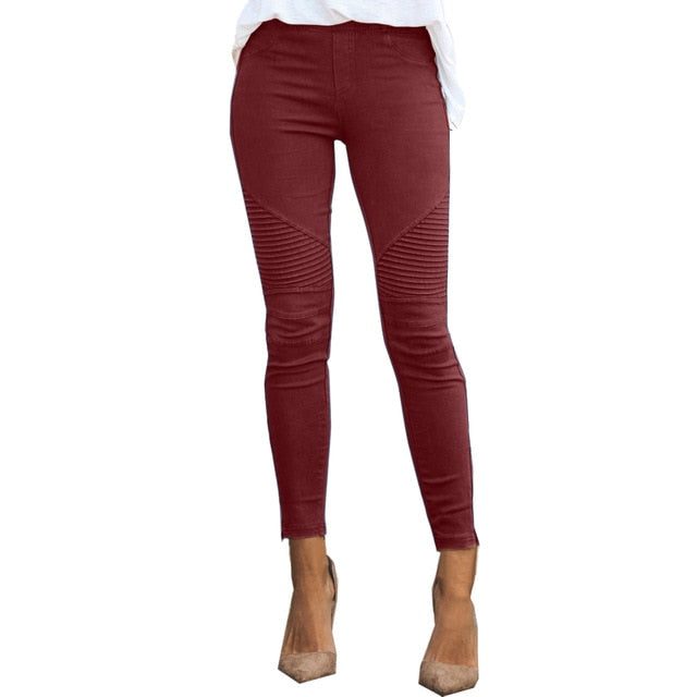 Slim Fitness Legging Elastic Seamless Jeans - Easy Pickins Store