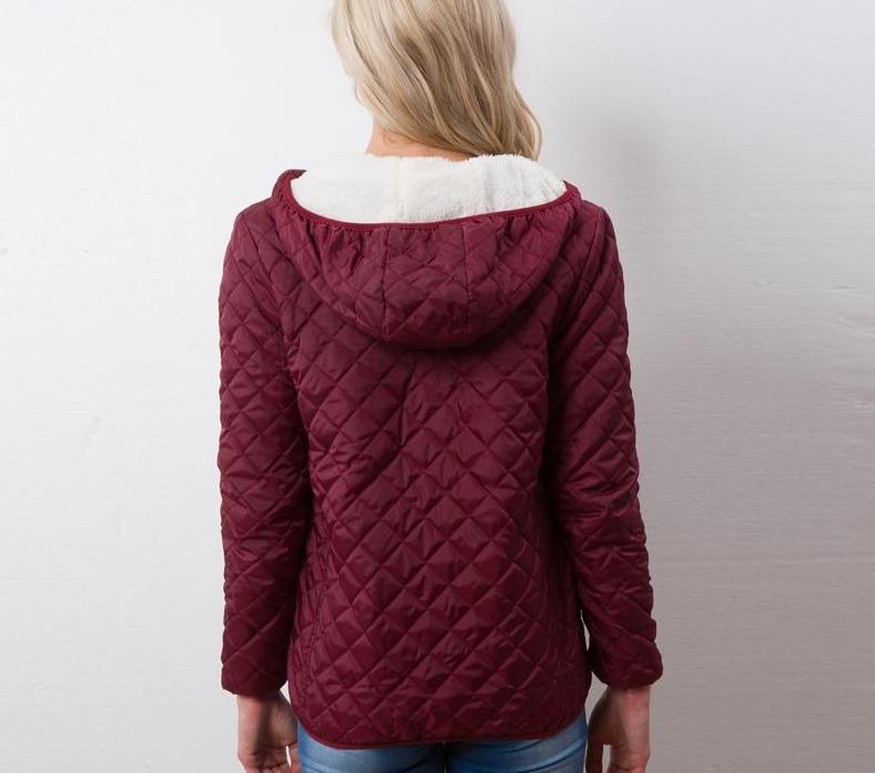 Velvet Hooded Cotton Jacket - Easy Pickins Store
