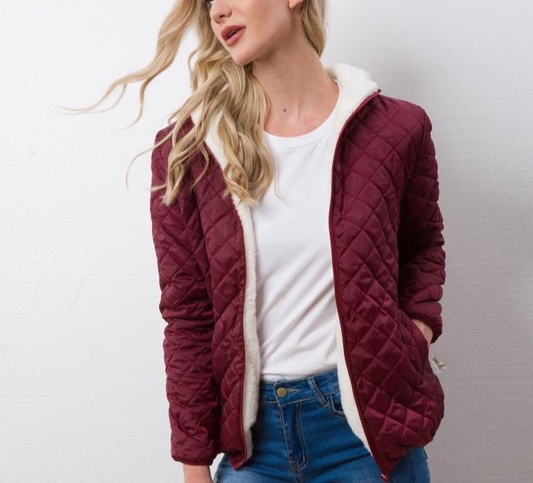 Velvet Hooded Cotton Jacket - Easy Pickins Store