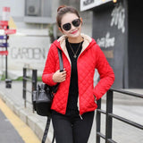 Velvet Hooded Cotton Jacket - Easy Pickins Store