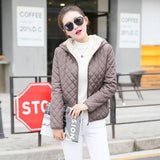 Velvet Hooded Cotton Jacket - Easy Pickins Store