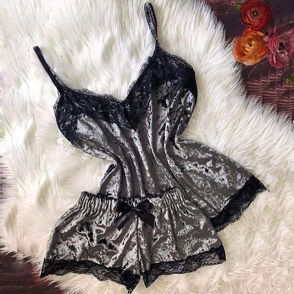 Velvet Sleepwear Pajama Set Top and Shorts - Easy Pickins Store