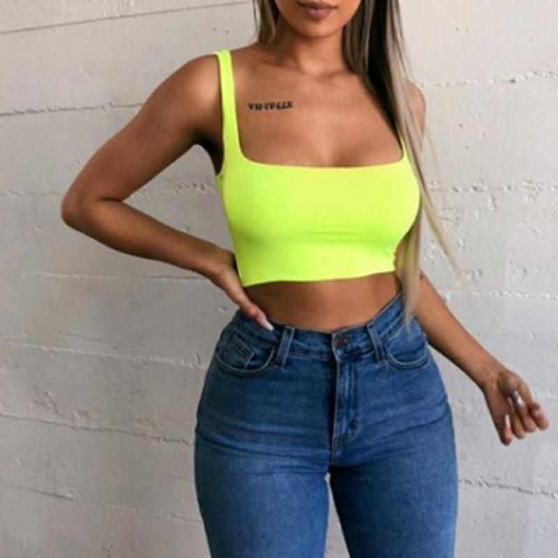 Vest Blouse Sleeveless Crop Top Tank T Shirt - Easy Pickins Store
