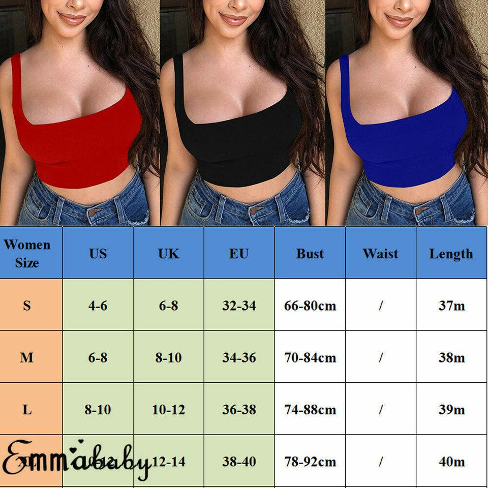Vest Blouse Sleeveless Crop Top Tank T Shirt - Easy Pickins Store