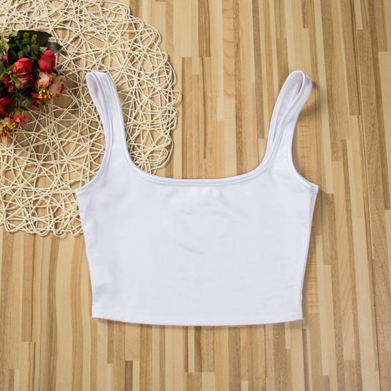 Vest Blouse Sleeveless Crop Top Tank T Shirt - Easy Pickins Store