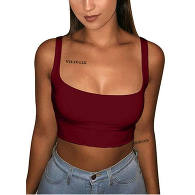 Vest Blouse Sleeveless Crop Top Tank T Shirt - Easy Pickins Store