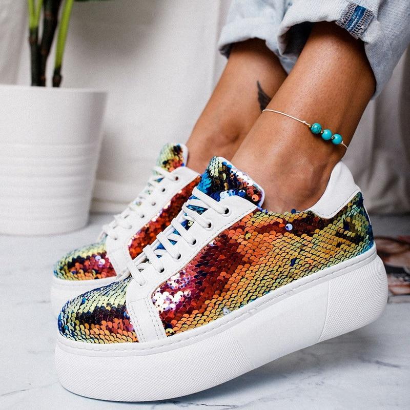 Vulcanize Comfort Platform Sneakers - Easy Pickins Store