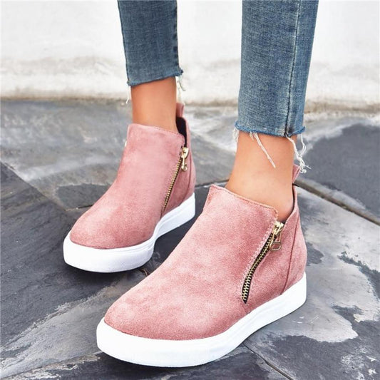 Vulcanize Sneakers High Top Flat Trainers - Easy Pickins Store