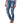 Waist Skinny Jeans Patchwork Irregular Ribbed Holes Pencil Stretch Slim Plus Sizes - Easy Pickins Store