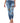 Waist Skinny Jeans Patchwork Irregular Ribbed Holes Pencil Stretch Slim Plus Sizes - Easy Pickins Store