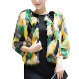 Warm Colorful Faux Fur Chic Jacket Cardigan - Easy Pickins Store