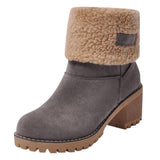 Warm Short Plush Flock Boots - Easy Pickins Store