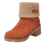 Warm Short Plush Flock Boots - Easy Pickins Store