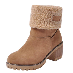 Warm Short Plush Flock Boots - Easy Pickins Store