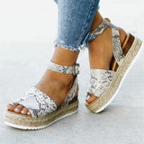 Wedges Sandals High Heels Flop Platform Thick Bottom - Easy Pickins Store