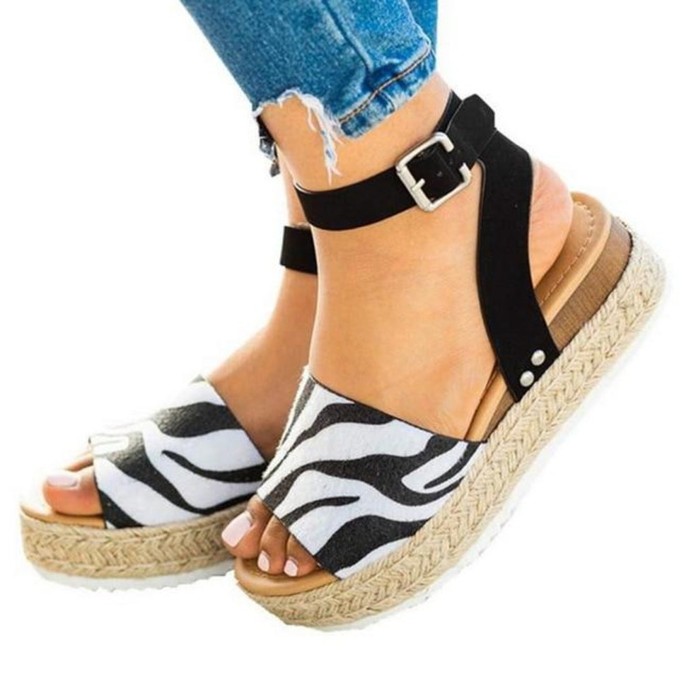 Wedges Sandals Shoes Women Heels Torridity Shoes Flop Chaussures Sandals Middle Heels - Easy Pickins Store