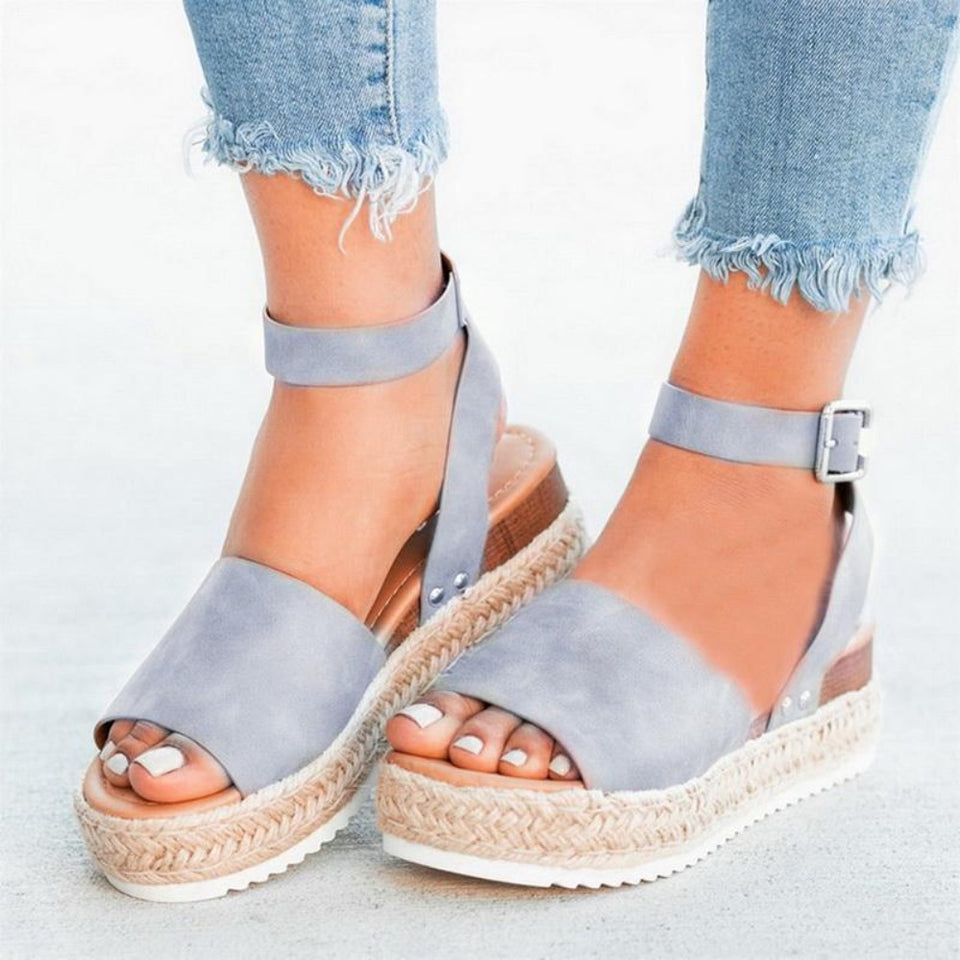 Wedges Sandals Shoes Women Heels Torridity Shoes Flop Chaussures Sandals Middle Heels - Easy Pickins Store