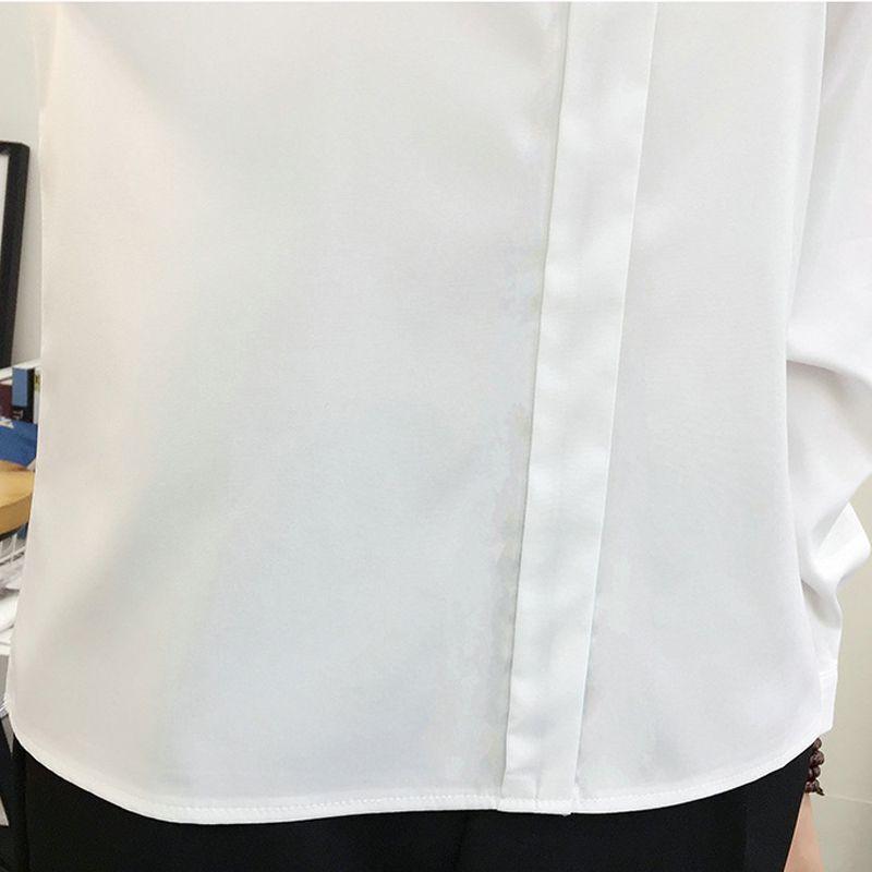 White Sweet Chiffon Short Sleeve Peter Pan Collar Blouse - Easy Pickins Store