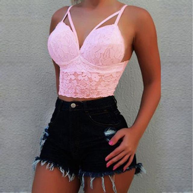 Wireless Lace Bra Push up Plus Sizes - Easy Pickins Store