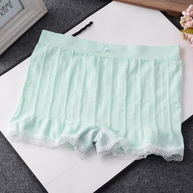 Women Safety Pants Plus Size Strong Stretched Underwear Short Pants Panties Boxer Sexy Lace Breathable Safety Pants Shorts - Easy Pickins Store