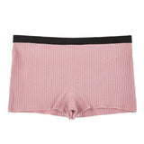 Women Safety Shorts Pants Seamless Thread Mid Waist Panties Anti Emptied Boyshorts Underpants Girls Slimming Underwear - Easy Pickins Store
