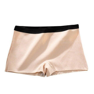 Women Safety Shorts Pants Seamless Thread Mid Waist Panties Anti Emptied Underpants Girls Slimming Underwear - Easy Pickins Store