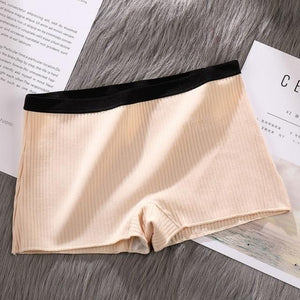 Women Safety Shorts Pants Seamless Thread Seamless Mid Waist Panties Underwear - Easy Pickins Store