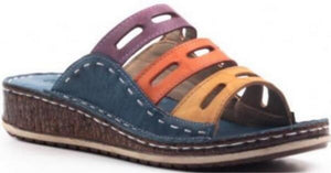 Women summer sandals open toe outdoor slippers slides gladiator wedge - Easy Pickins Store