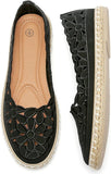Women’s Ballet Flat Daisy Round Toe Slip On Rope Loafers - Easy Pickins Store