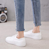 Womens Canvas Shoes Low Cut Canvas Sneakers Walking Running Shoes - Easy Pickins Store