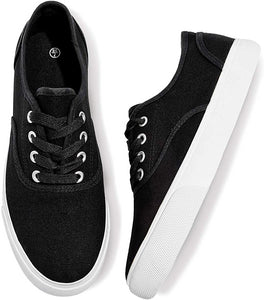 Womens Canvas Shoes Low Cut Canvas Sneakers Walking Running Shoes - Easy Pickins Store
