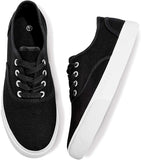 Womens Canvas Shoes Low Cut Canvas Sneakers Walking Running Shoes - Easy Pickins Store