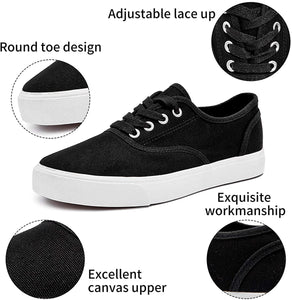 Womens Canvas Shoes Low Cut Canvas Sneakers Walking Running Shoes - Easy Pickins Store