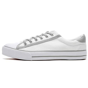 Womens Canvas Shoes Low Cut Canvas Sneakers Walking Running Shoes - Easy Pickins Store