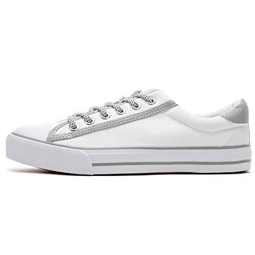 Womens Canvas Shoes Low Cut Canvas Sneakers Walking Running Shoes - Easy Pickins Store