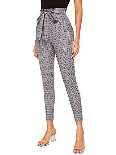 Women's Stretchy Workwear Office Skinny Pants with Belt - Easy Pickins Store